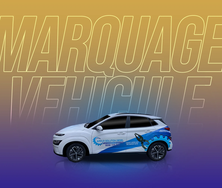 Marquage véhicule Guadeloupe