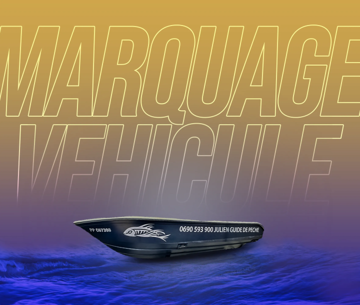 Flocage véhicule Guadeloupe