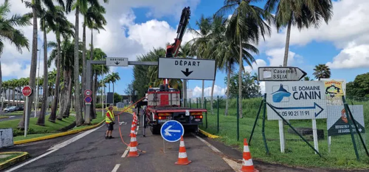 Panneaux de  signalisation routière Guadeloupe